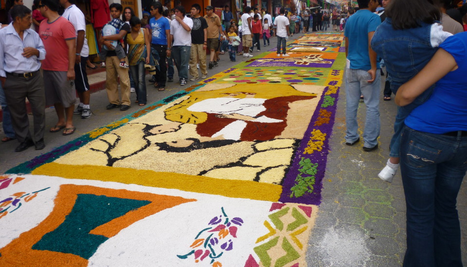 Semana Santa carpets